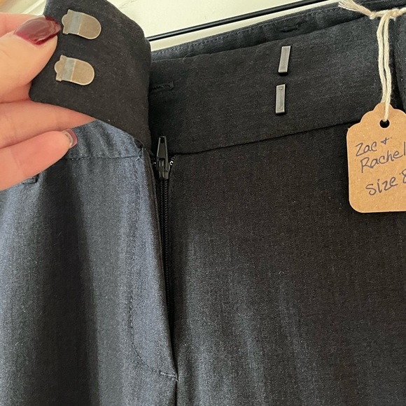 89th + Madison Charcoal Gray Slacks, Trousers Women’s size 8 - Picture 3 of 14